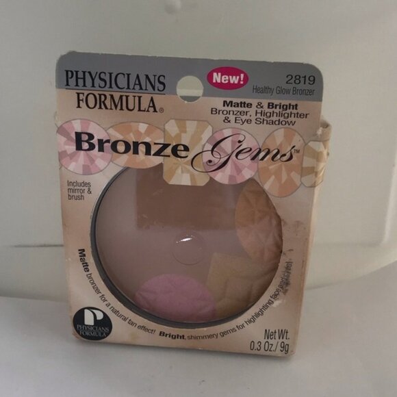 Physicians Formula Retired New Bronze Gems Shadow Healthy Glow Powder Highliter - Picture 1 of 9